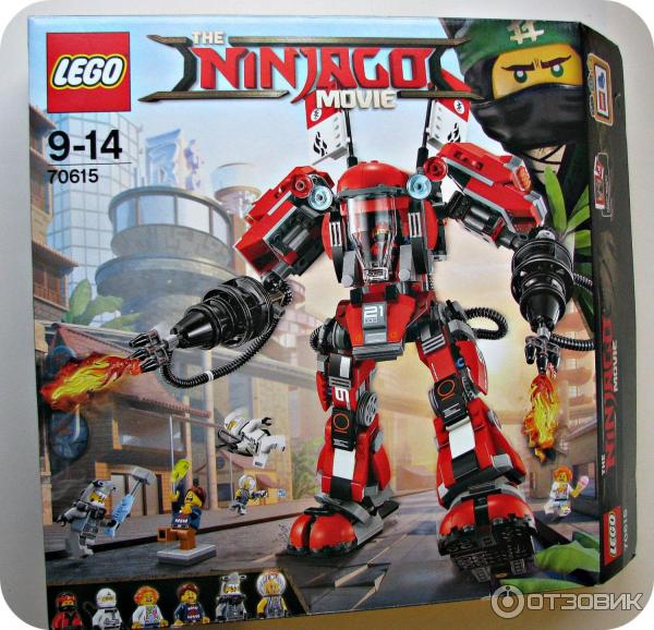 Lego Ninjago Огненный робот Кая