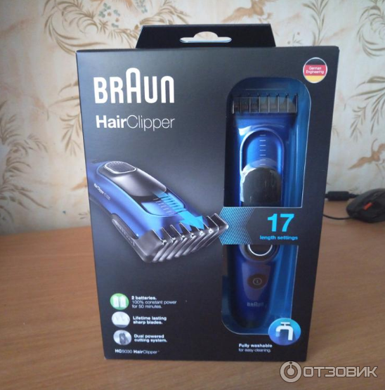 Машинка для стрижки волос Braun Hair Clipper HC5030