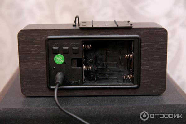Деревянные часы VST 862 Led Wooden Clock фото