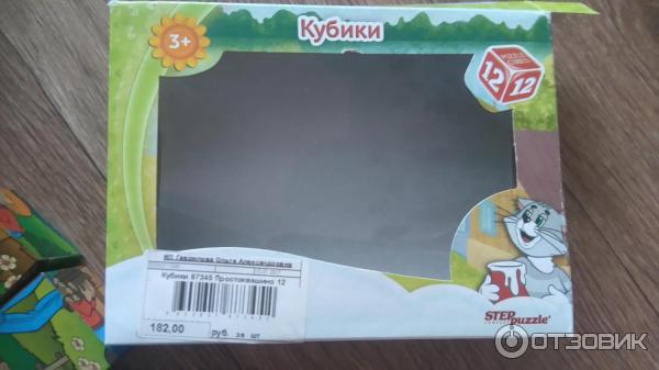 Игрушка Step Puzzle Кубики в картинках фото