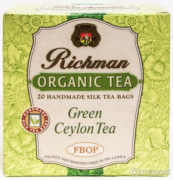 Чай Richman Organic Tea Green Ceylon Tea фото