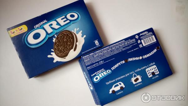 Печенье Oreo с начинкой фото