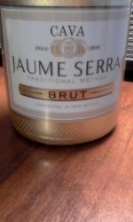 Вино игристое белое брют Cava Jaume Serra фото