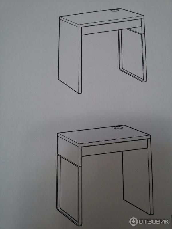 Стол письменный micke ikea схема сборки