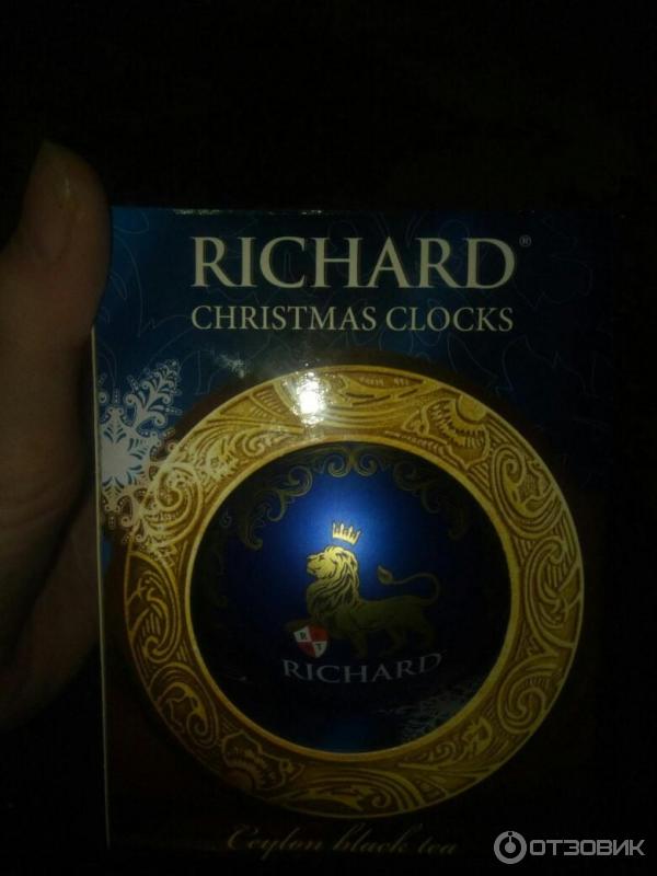 Чай черный цейлонский листовой Richard christmas clocks фото