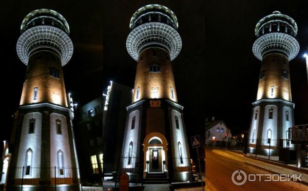 Символ города-бывшая водонапорная башня, сейчас музей Муррариум-музей кошек