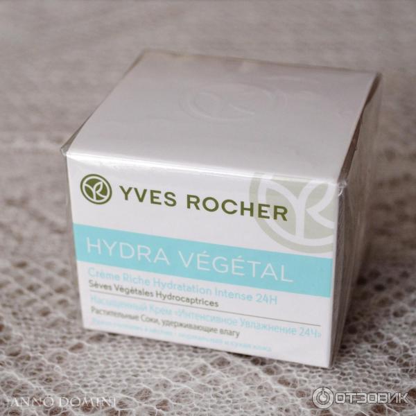 Насыщенный крем Yves Rocher Hydra Vegetal Интенсивное увлажнение 24 часа фото