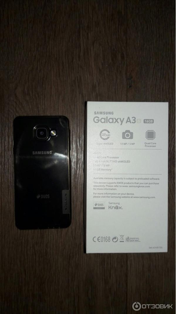 Смартфон Samsung Galaxy А3 2016 фото