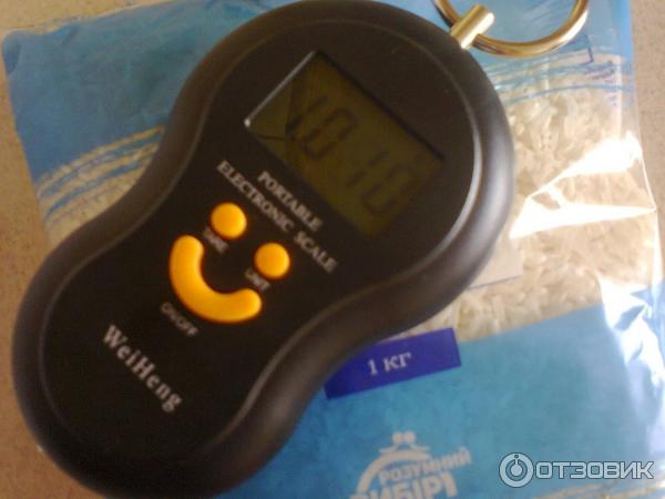 Весы электронные WeiHeng Portable Electronic Scale фото