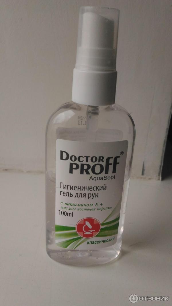 Гигиенические гели для рук Doctor Proff AquaSept