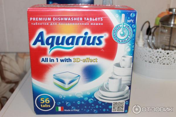 таблетки для посудомойки Aquarius