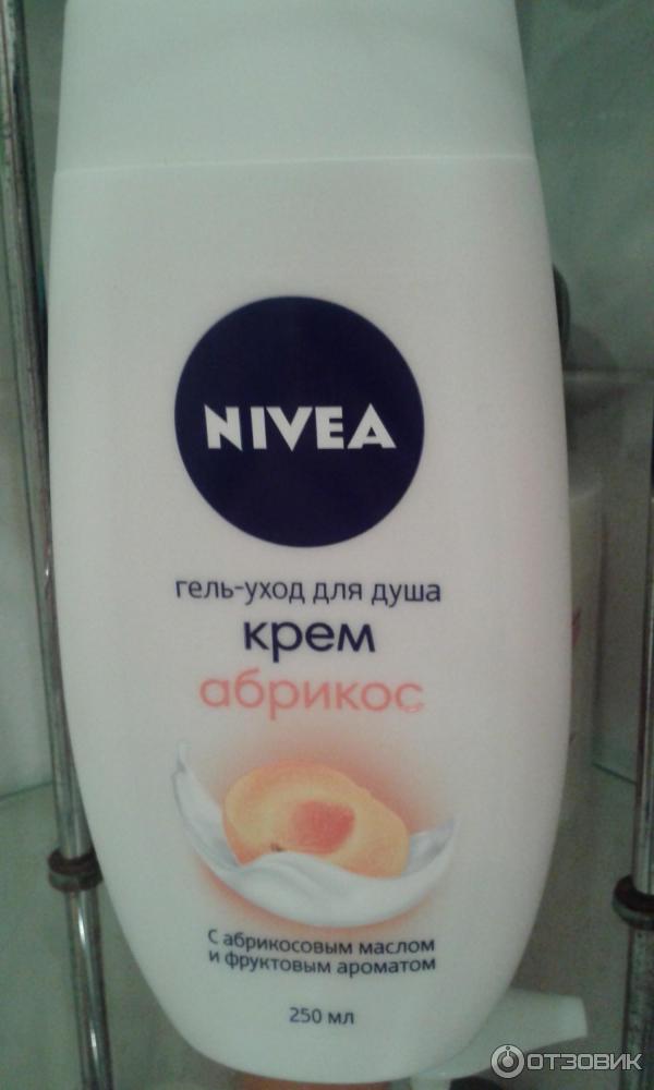 Гель-крем для душа Nivea Крем абрикос фото