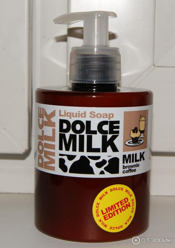 Жидкое мыло Dolce Milk Молоко и кофейный Брауни со сливочным кремом фото