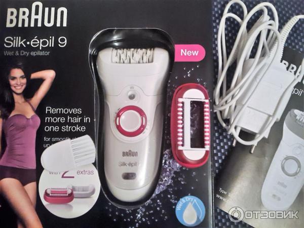 Эпилятор Braun Silk-epil 9 - 9521 + Электрическая зубная … Foto 18