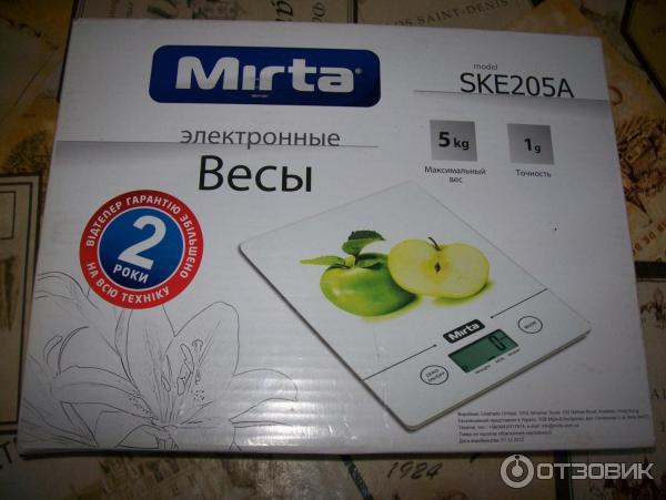 Кухонные весы Mirta SKE205 A