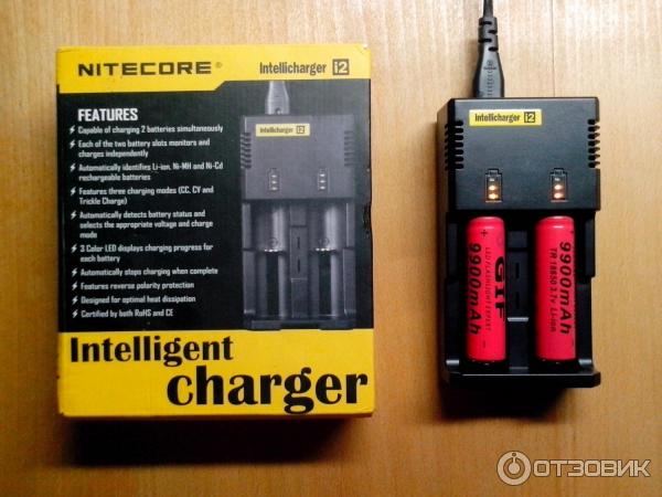 Зарядка для аккумуляторов NITECORE Intellicharger i2 фото