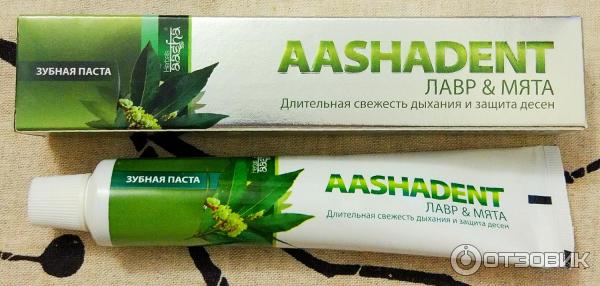 Зубная паста Aashadent Лавр и мята