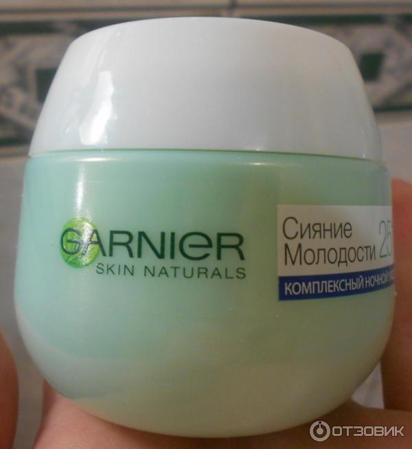 Крем для лица Garnier Сияние молодости 25+ ночной уход фото