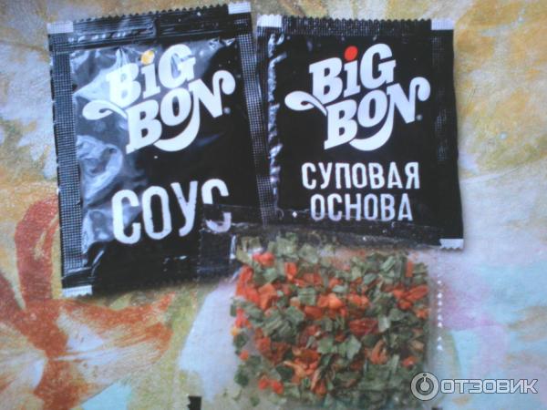 Лапша Big Bon с соусом говядина гриль фото