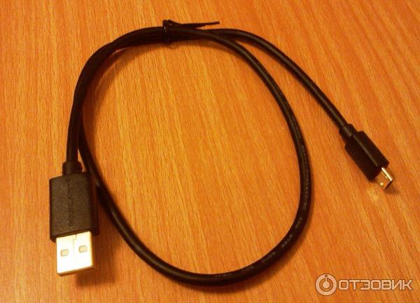 Micro-USB кабель из ТПЭ позолоченный VOXLINK