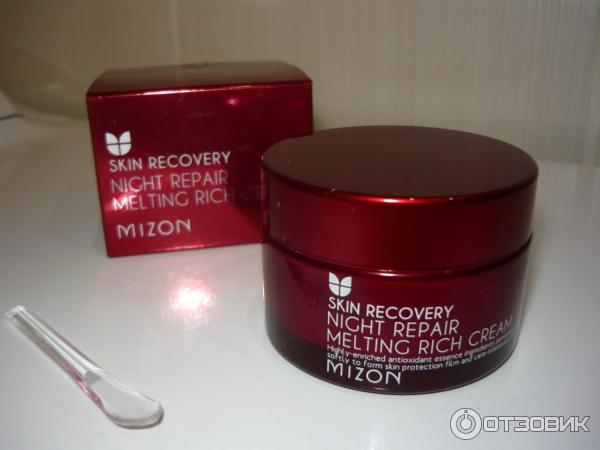 крем ночной mizon night repair melting rich cream