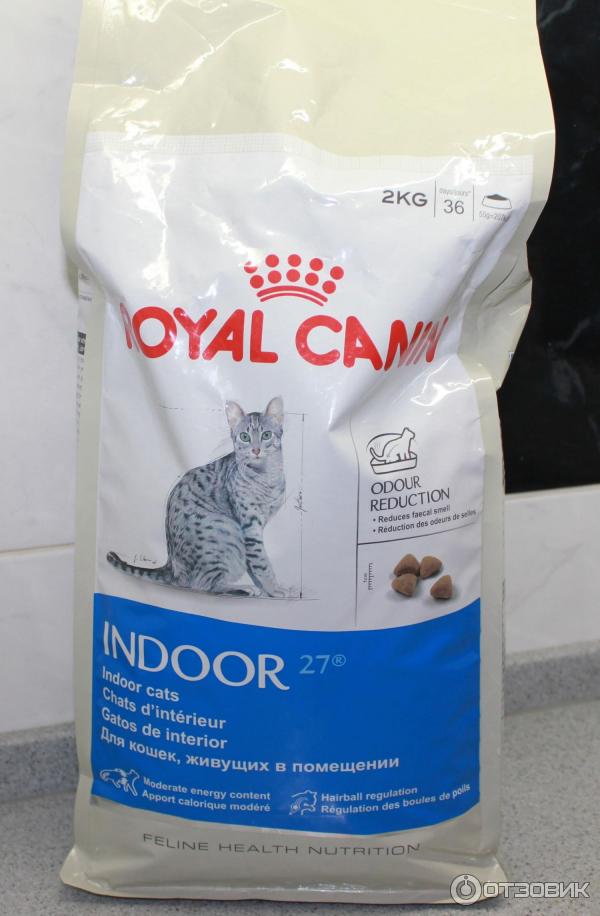 Сухой корм Royal Canin Indoor 27 для кошек живущих в помещении фото