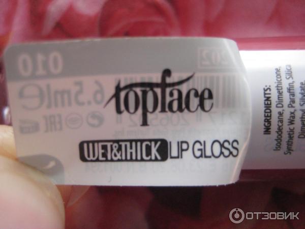 Матовый блеск для губ Top Face Wet Thick Lip Gloss