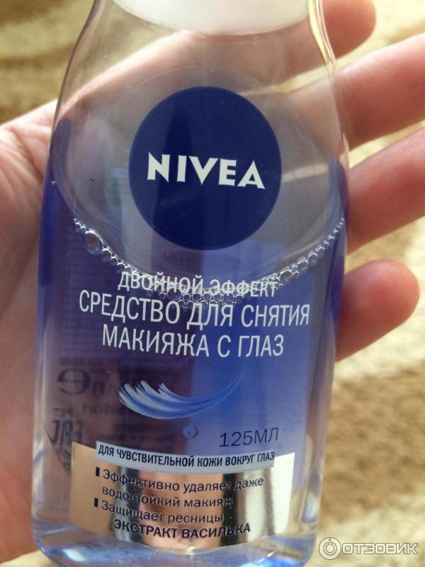 Средство для удаления макияжа с глаз Nivea Двойной эффект фото