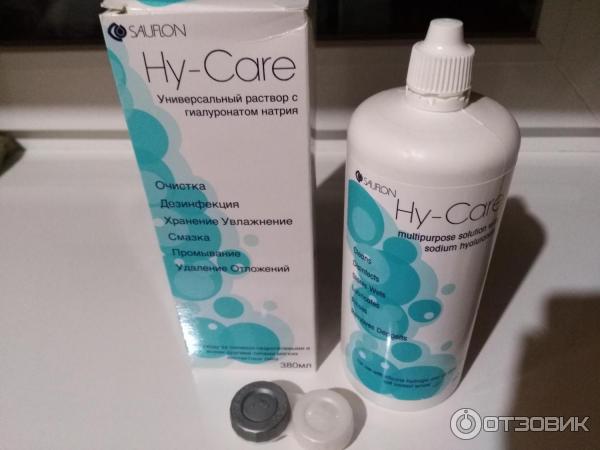 Раствор для контактных линз Sauflon Hy-care