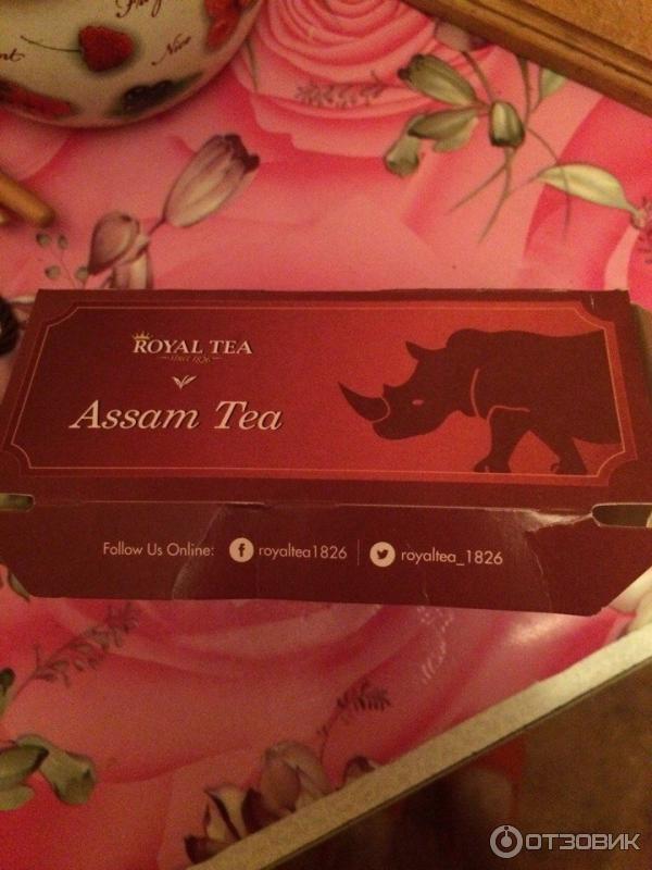 Итальянский черный чай ROYAL TEA since 1826 Assam Tea пакетированный фото