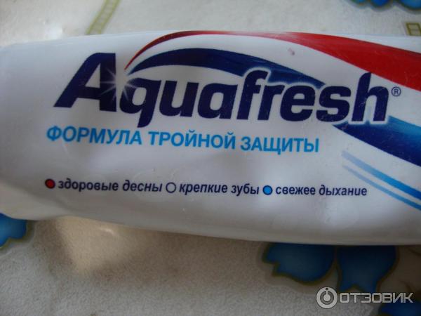 Зубная паста Aquafresh Формула тройной защиты фото