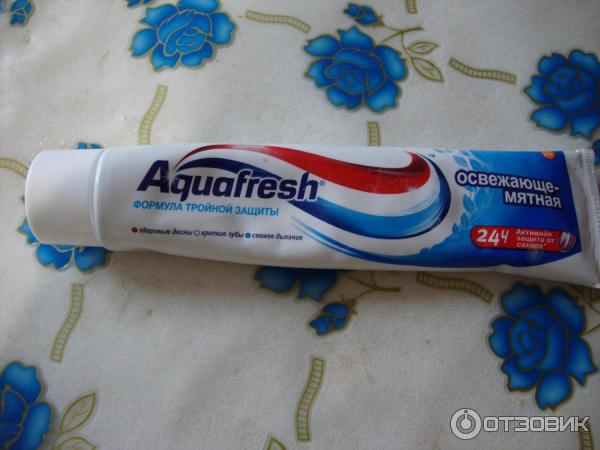 Зубная паста Aquafresh Формула тройной защиты фото