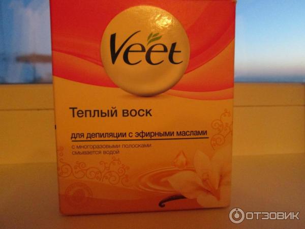 Теплый воск для депиляции Veet с эфирными маслами фото