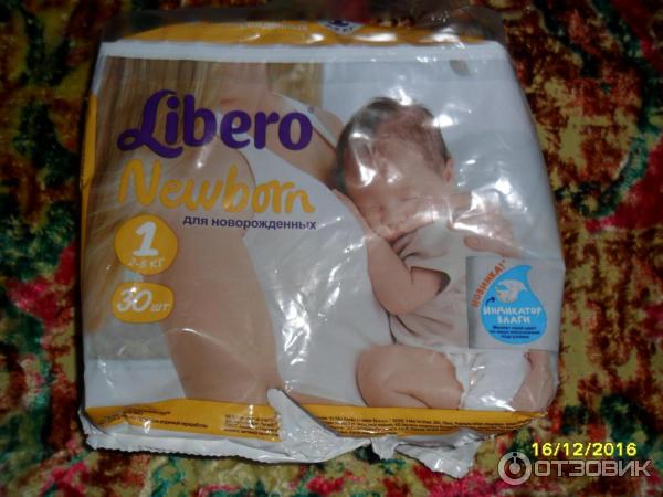 Детские подгузники Libero Newborn фото