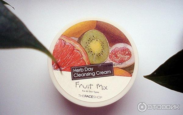 Крем для демакияжа от The Face Shop Herb Day Cleansing Cream - Fruits Mix фото