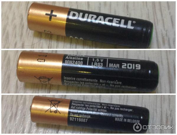 Батарейки Duracell AAA фото