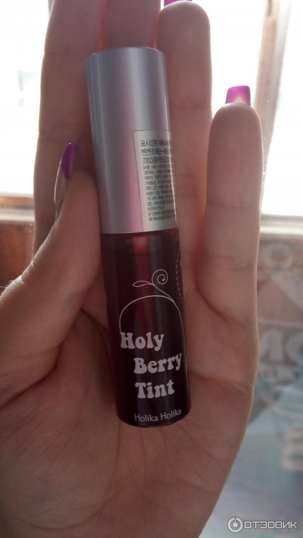 Тинт для губ Holika Holika Holy Berry Tint с ягодным ароматом фото