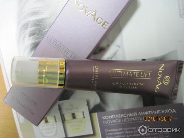 Крем-лифтинг для кожи вокруг глаз Oriflame NovAge Ultimate Lift фото