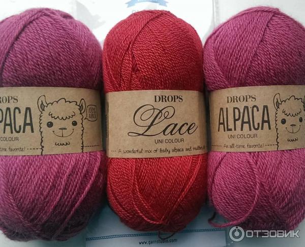 Lace Uni Color Drops Пряжа Купить