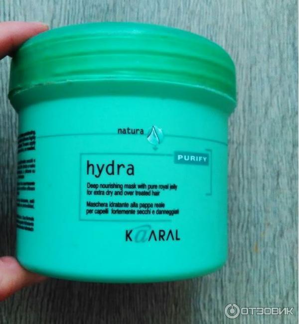 Интенсивная увлажняющая питательная маска для волос Kaaral Purify Hydra Deep Nourish Mask фото