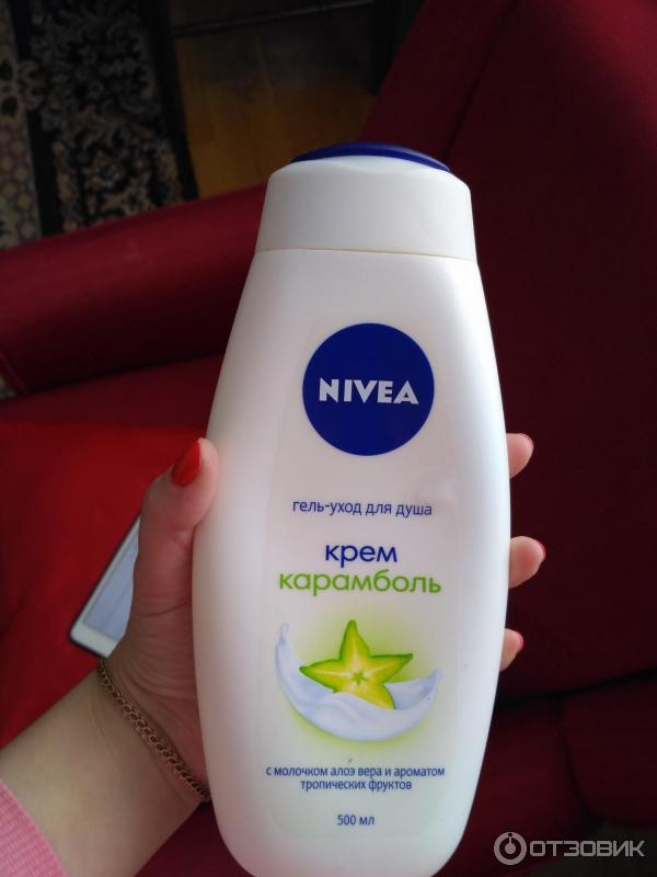 Гель-уход для душа Nivea Крем Карамболь фото