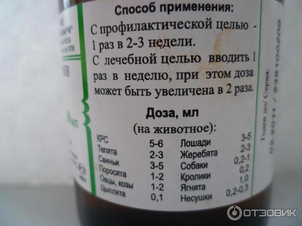 Ивермек для кошек дозировка