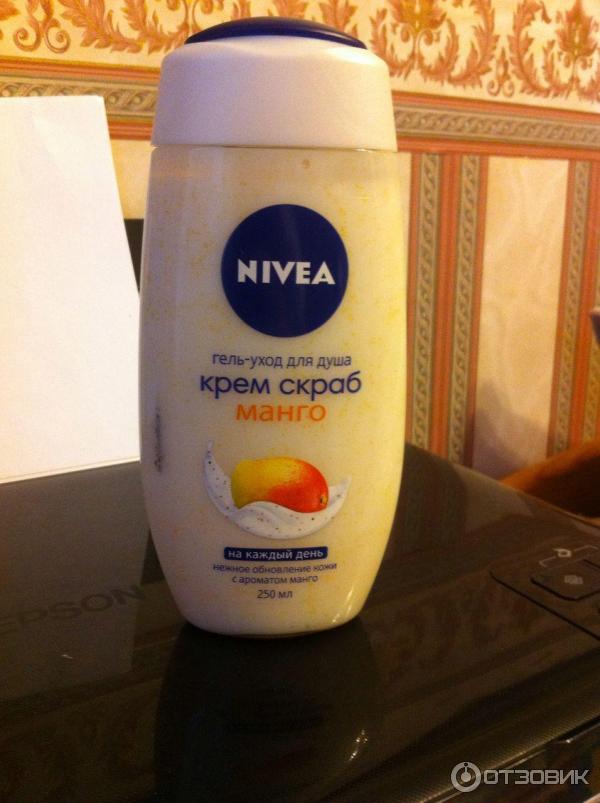 Гель-уход для душа Nivea Крем скраб манго фото