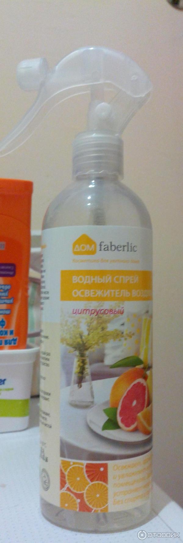 Водный спрей-освежитель воздуха Faberlic Цитрусовый фото