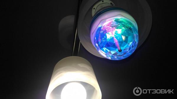 Лампа светодиодная Volpe Disco RGB фото