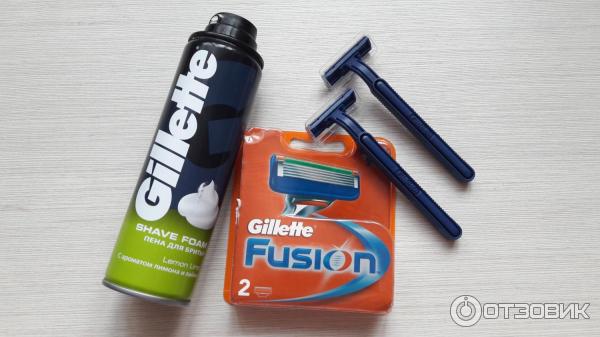 Сменные лезвия Gillette Fusion фото