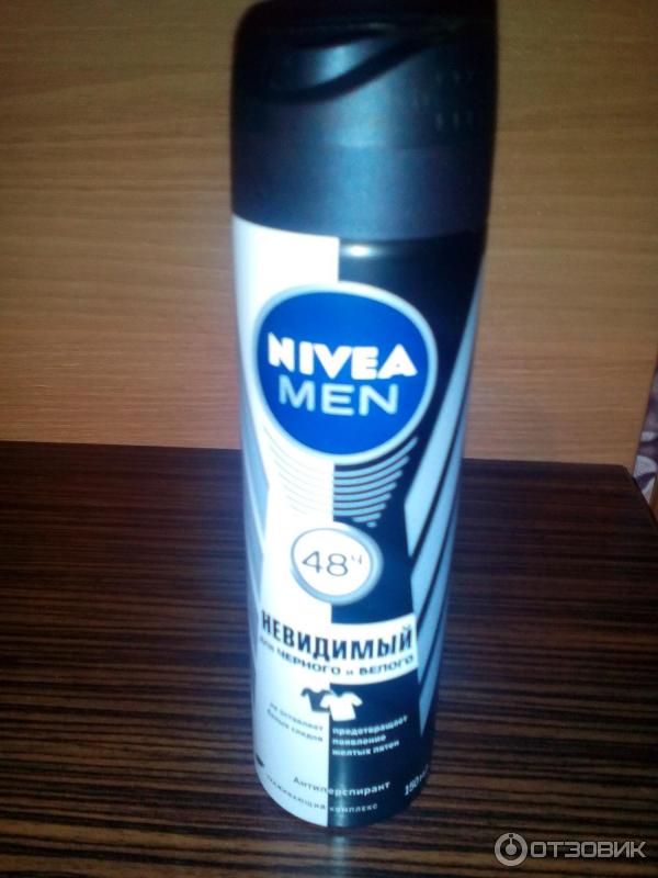 Дезодорант-антиперспирант мужской Nivea Men Невидимый для черного и белого фото