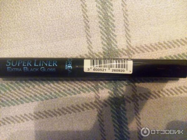 Подводка для глаз L'Oreal Super Liner Угольный блеск (Carbon gloss) фото