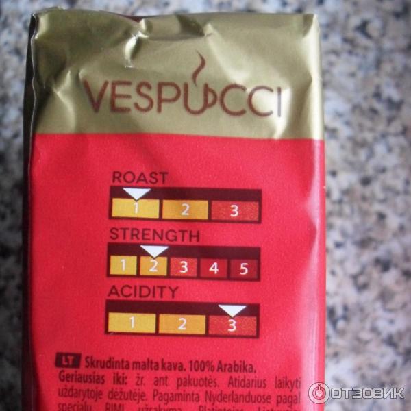 Кофе молотый Vespucci Ground coffe фото