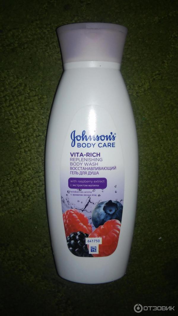 Восстанавливающий гель для душа Johnson's Body Care Vita-Rich фото